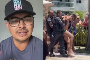Vereador de SP é preso em piscina suspeito de injúria racial no Rio de Janeiro