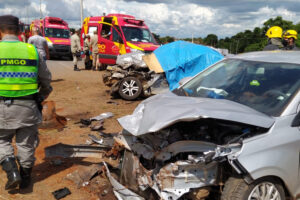 Três pessoas morrem em acidente em Aparecida de Goiânia