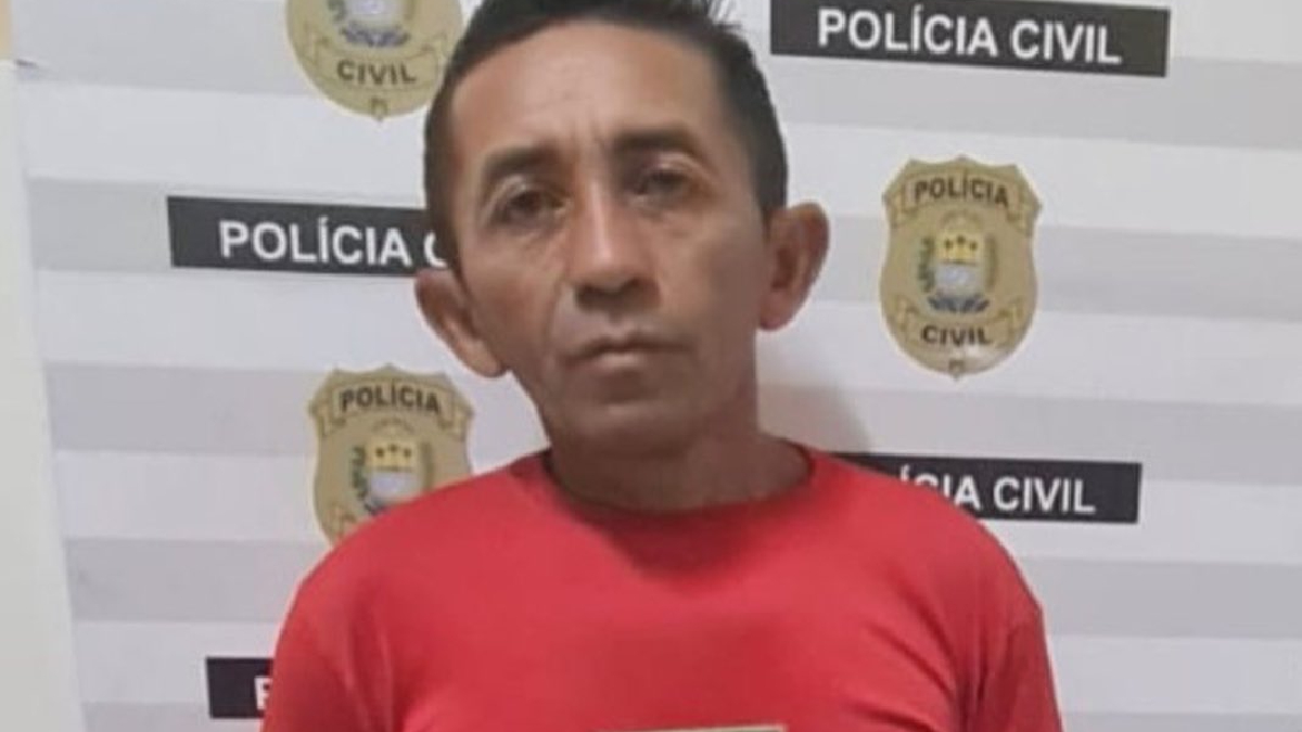 A Polícia Civil prendeu José Rodrigues de Sousa suspeito de matar o colega de trabalho com uma pedrada na cabeça, na região da 44, em Goiânia