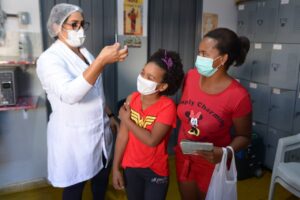Goiás realiza, no próximo sábado (19), o Dia ‘V’ de vacinação contra Covid-19. A ação deve ter adesão dos 246 municípios goianos. (Foto: Jucimar de Sousa/Mais Goiás)