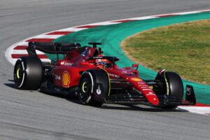 Carro da Ferrari nos testes de Barcelona
