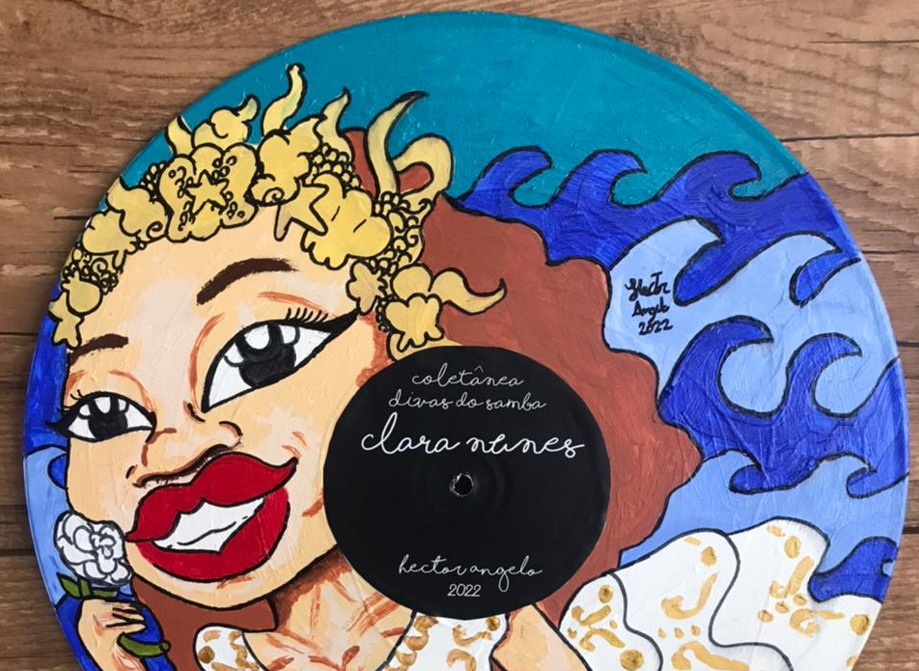 Clara Nunes, pelo artista Hector Angelo: Exposição Divas do Samba