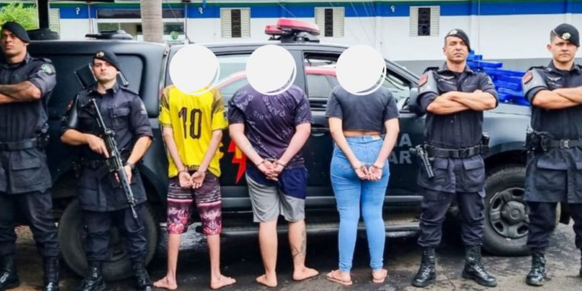 Um casal e um homem são presos por tráfico de drogas em Morrinhos