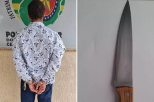 Um homem foi preso suspeito de matar a esposa a facada na cidade de Montividiu, na região Sudoeste de Goiás. (Foto: divulgação)