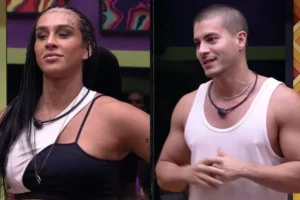 BBB 22: Arthur Aguiar e Linn da Quebrada discutem durante a tarde