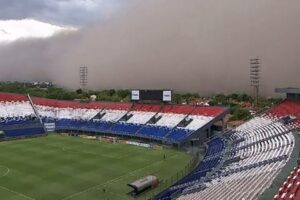 Tempestade de areia no Paraguai