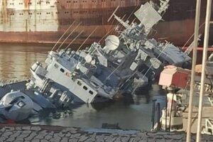 Tropas russas entram em Mykolaiv e Marinha da Ucrânia afunda seu principal navio para impedir captura