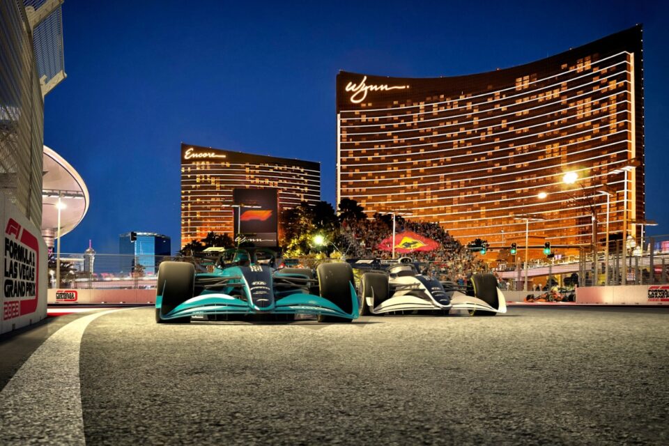 Arte da Fórmula 1 em Las Vegas