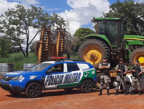 Suspeitos de invadir fazenda e roubar tratores em São Paulo são presos em Goiânia 