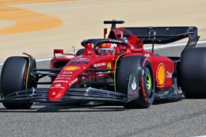Carro da Ferrari de Leclerc