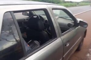 Embriagado e com pneus carecas - Motorista bêbado é preso após trafegar em zigue-zague na BR-452, em Rio Verde