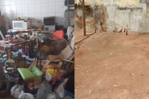 Prefeitura retira cinco caminhões de lixo em casa do Jardim Balneário, em Goiânia