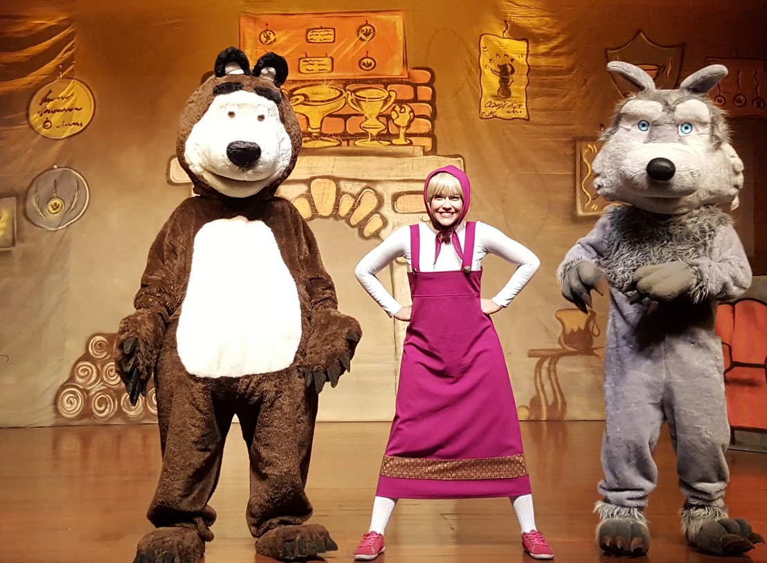Espetáculo A Menina Masha e o Urso será apresentado no domingo