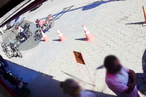 Estoquista de 18 anos relata ameaça de motociclista armado, em Goiânia; vídeo