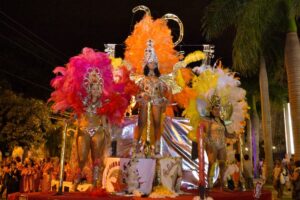Escolas de samba desfilam em sete bairros no Carnaval fora de época em Goiânia