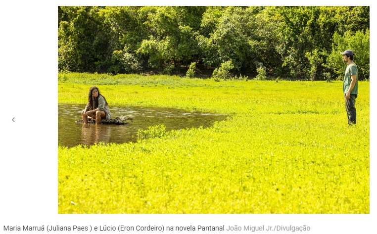 Personagem de Juliana Paes vai morrer nos braços de Juma. Pantanal: confira imagens do making of da morte de Maria Marruá