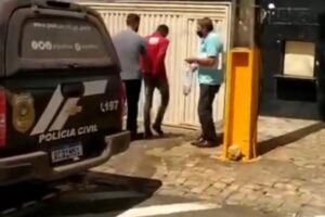 Um homem, de 36 anos, foi preso suspeito de agredir a esposa na cidade de Piracanjuba, na região Sul de Goiás. (Foto: divulgação/PC)