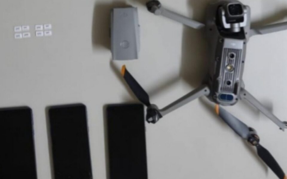 Policiais penais interceptam drone com celulares no presídio de Aparecida (GO)