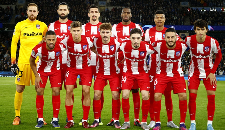 Equipe do Atlético de Madrid irá enfrentar o City na Liga dos Campeões