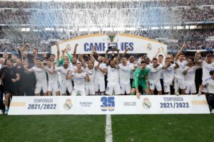 O Real Madrid é o maior campeão do Campeonato Espanhol, com 35 conquistas.