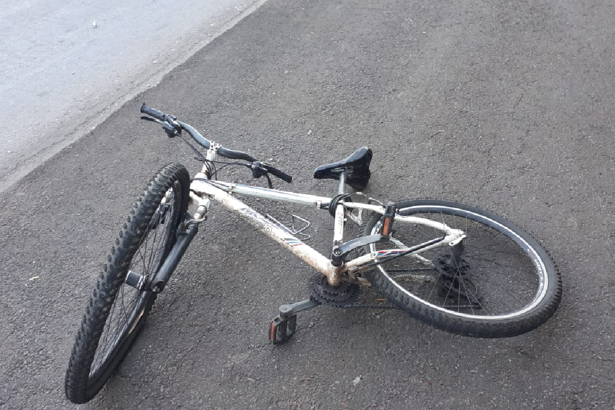 Ciclista atropelado - Polícia acredita que a corrente da bicicleta da vítima travou antes do atropelamento (Foto: Divulgação – PC)