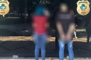 Polícia prende casal por se passar por filho de mulher para aplicar golpe do novo número em Goiânia