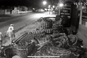 Bandidos furtam R$ 8 mil em peças de loja no Setor Santa Genoveva, em Goiânia
