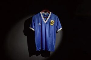 Camisa usada por Maradona na Copa de 1986